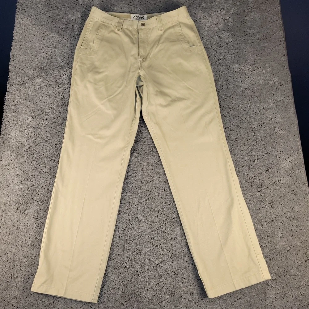 Mountain Khakis Pants Mens 35x34 Beige Teton Twill Relaxed Straight Leg Casual